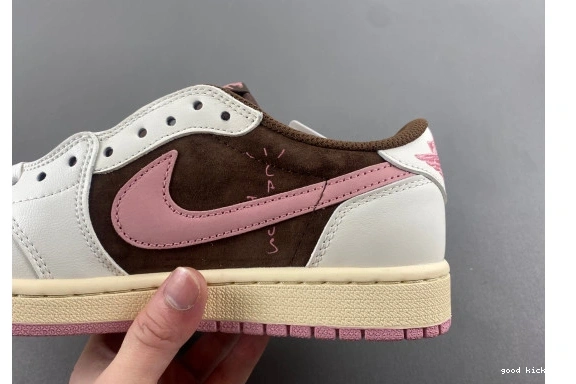 DZ4137-206 Retro brown Travis SP  Pink Low Scott Jordan 1 DZ4137-206 OG 0406